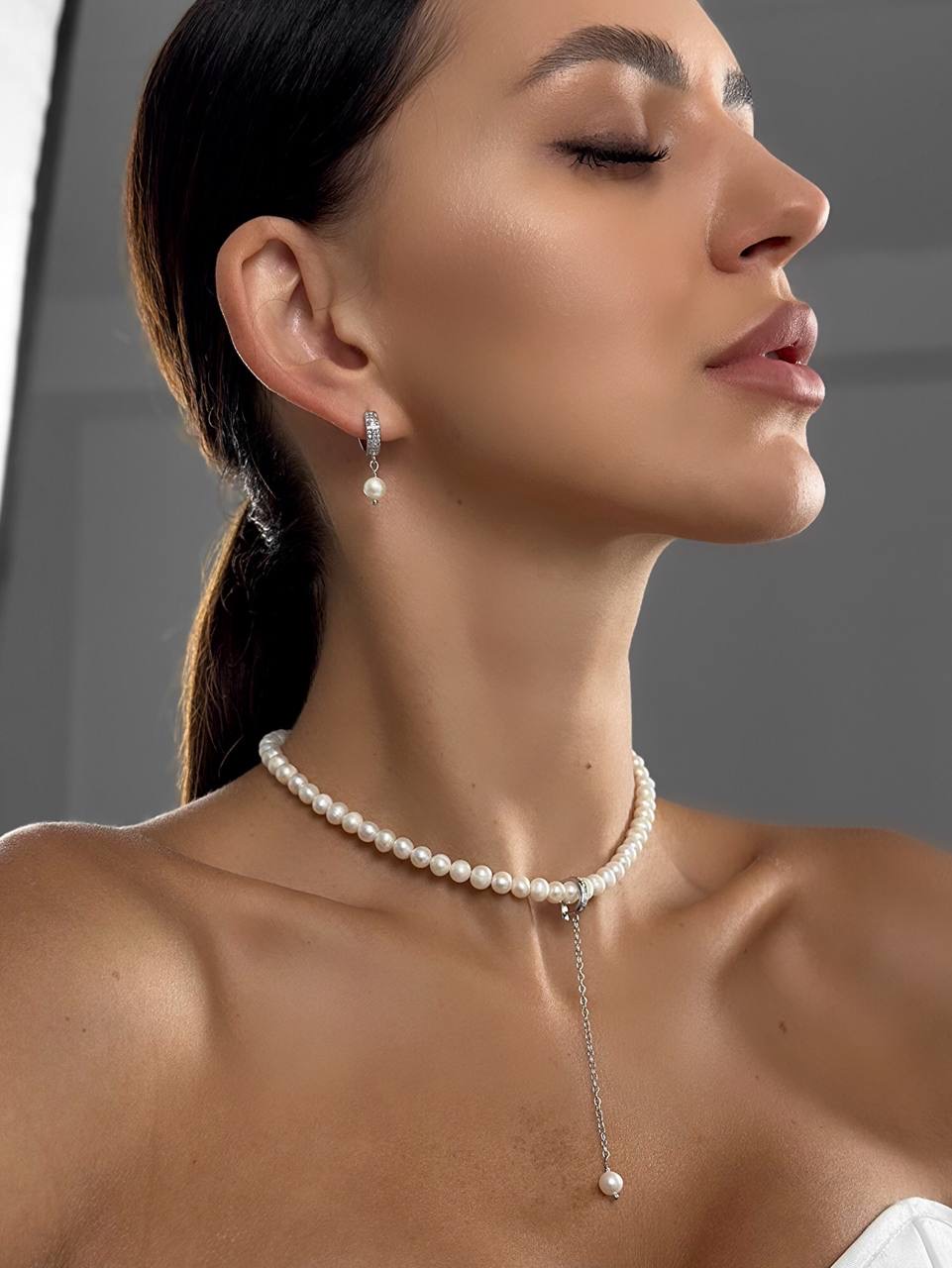 Сережки Eloise (срібний колір) - Зображення 4