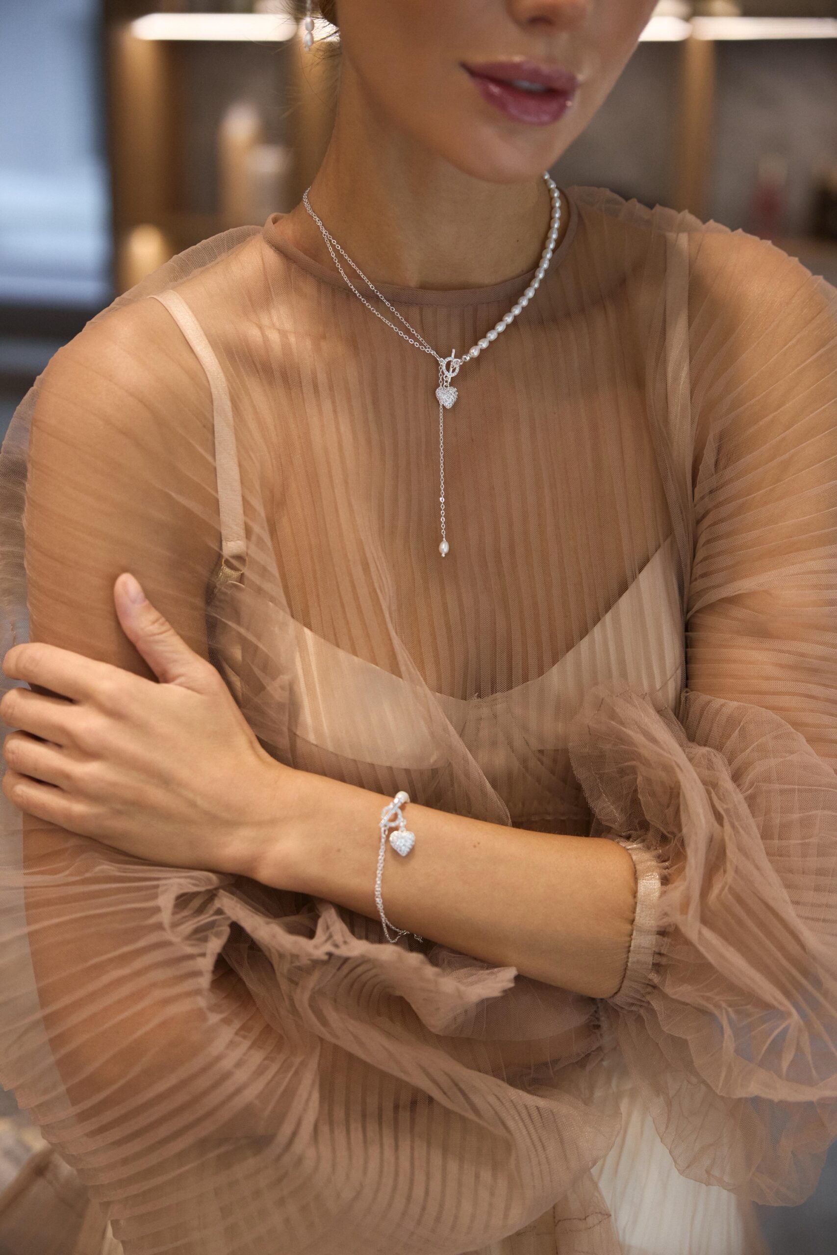 Браслет Afina (срібний колір) - Зображення 4