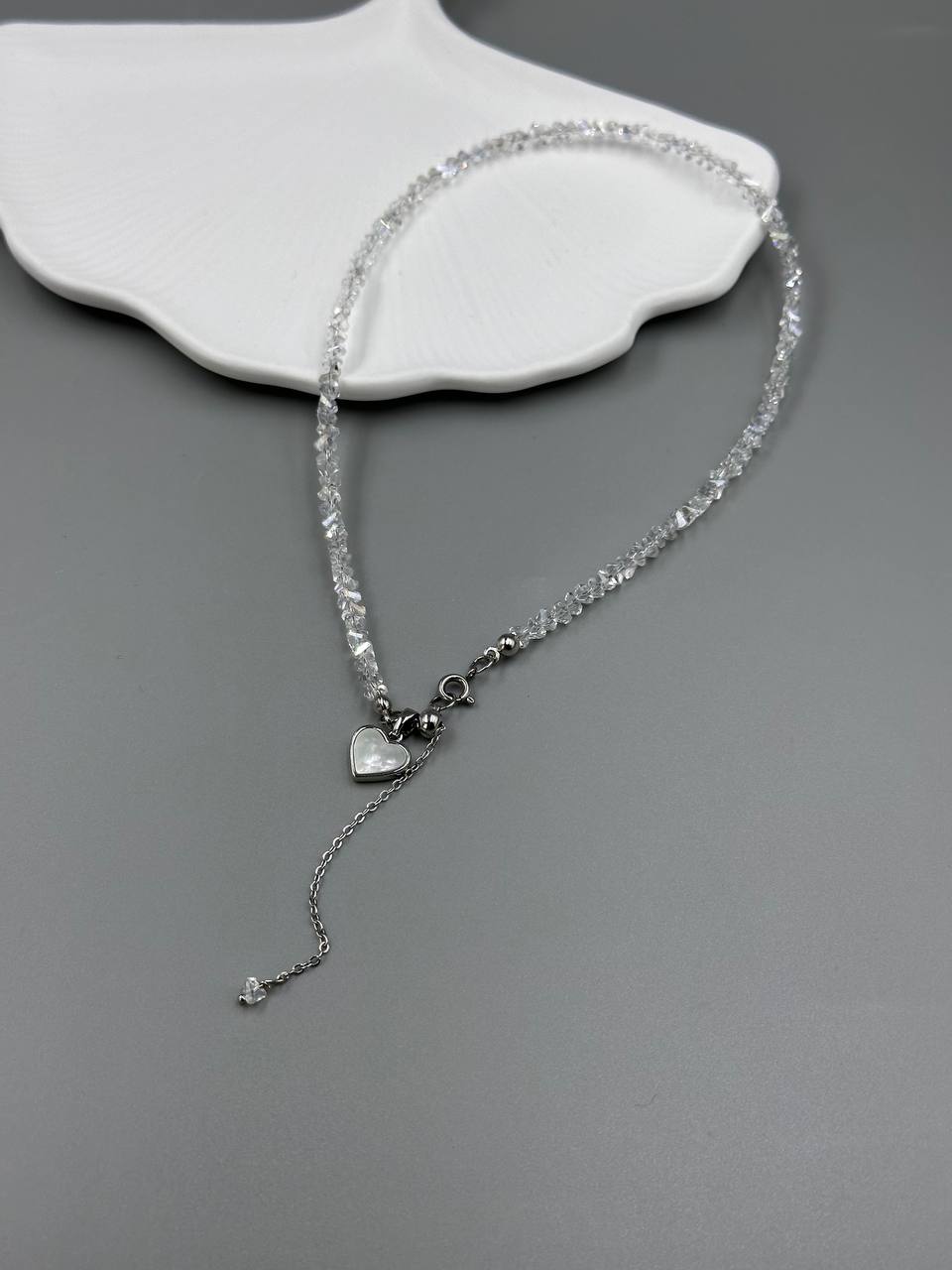 Кольє Міраж (срібний колір) - Зображення 2