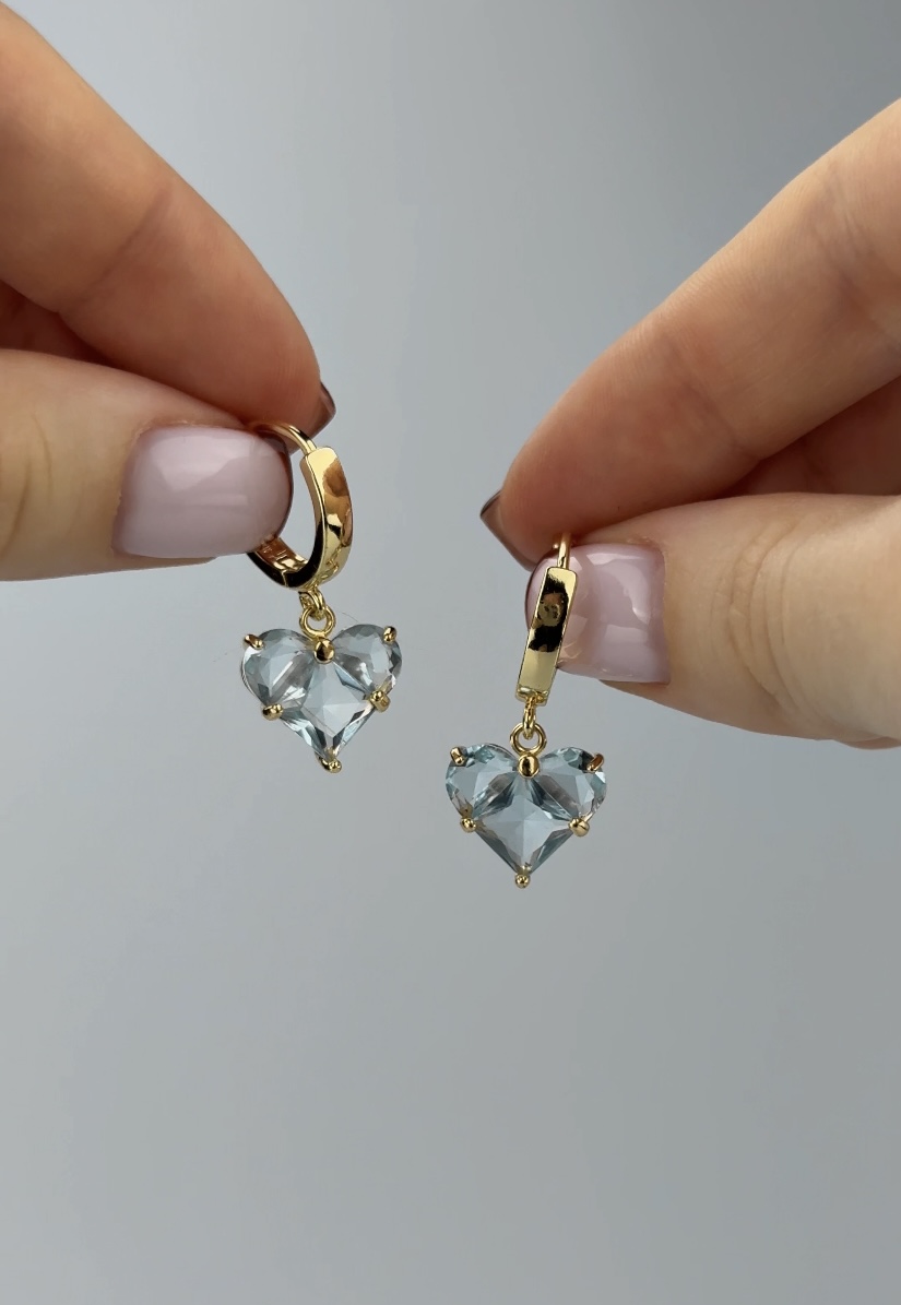 Сережки Breeze Sugar (золотий колір) - Зображення 2