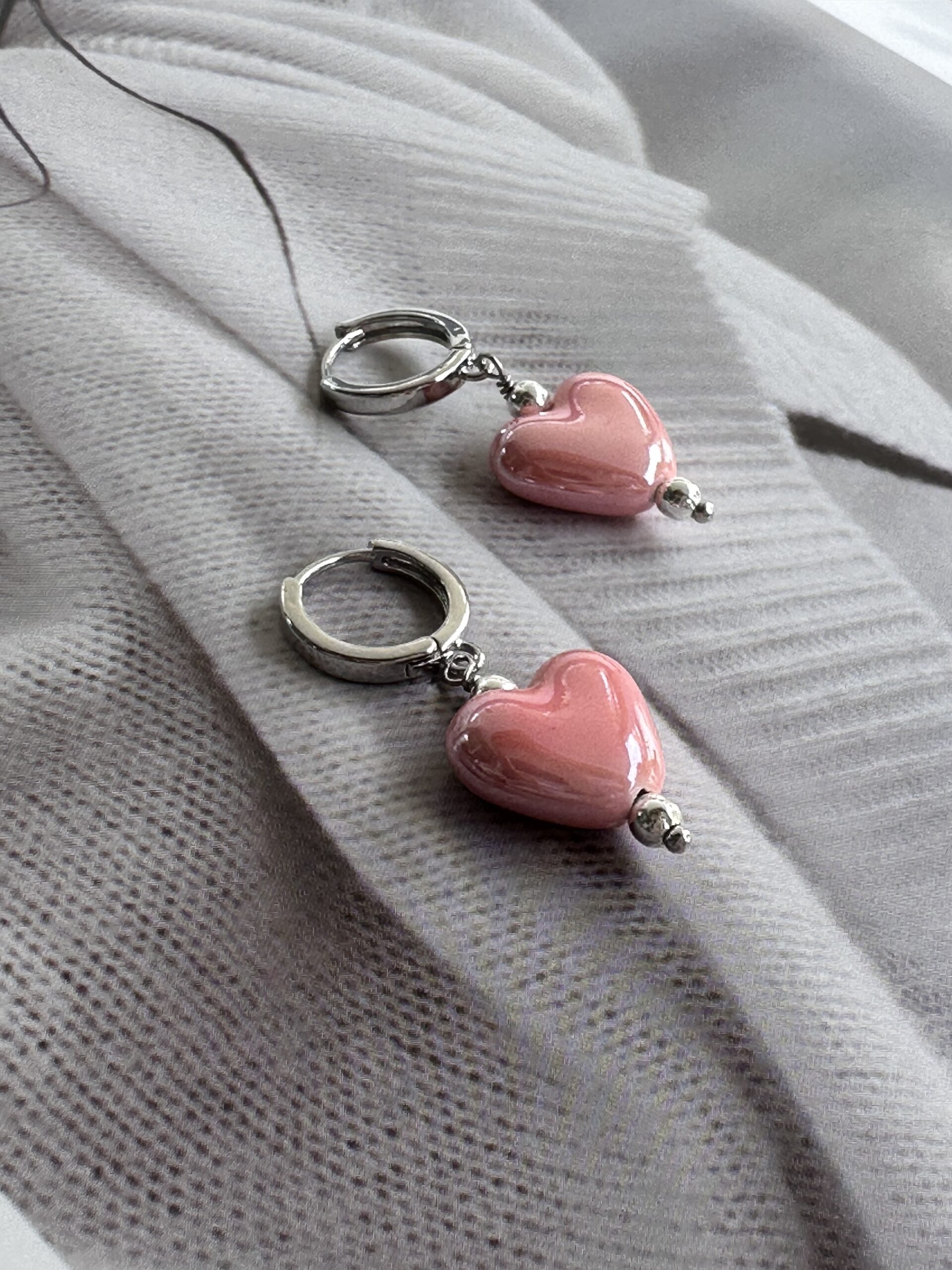 Сережки Pink Heart - Зображення 4