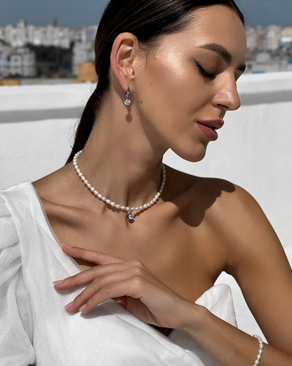 Сережки Elegance (срібний колір) - Зображення 6