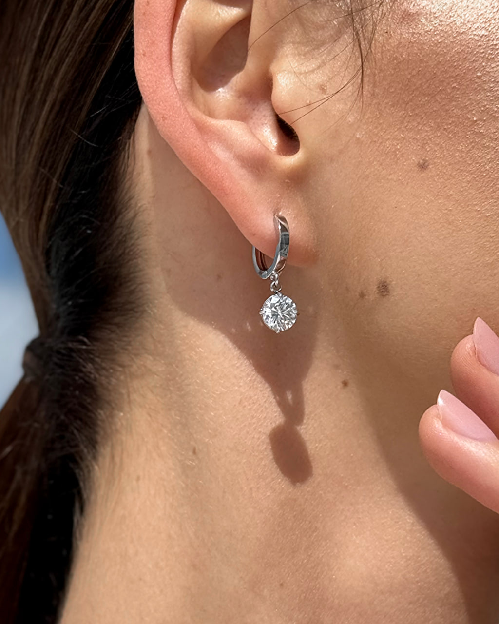 Сережки Elegance (срібний колір)