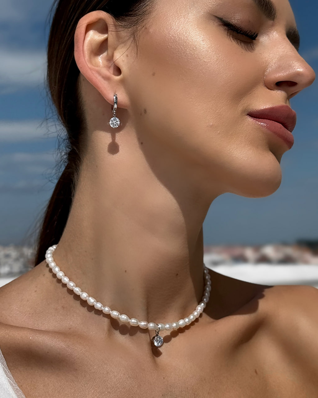 Сережки Elegance (срібний колір) - Зображення 5