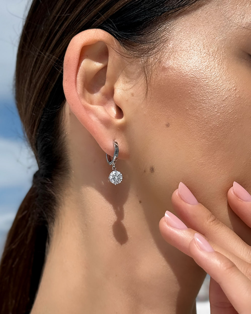 Сережки Elegance (срібний колір) - Зображення 3