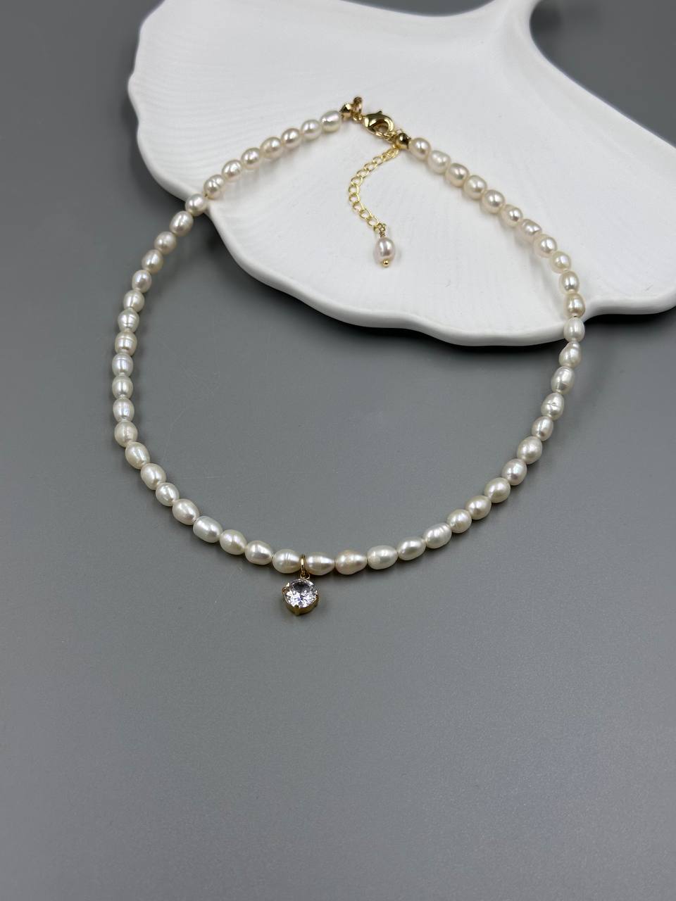 Кольє Elegance (золотий колір) - Зображення 3