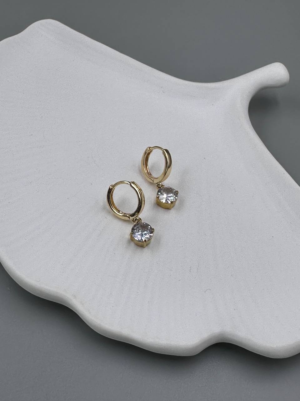 Сережки Elegance (золотий колір) - Зображення 2