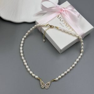 Кольє Mariposa (золотий колір)