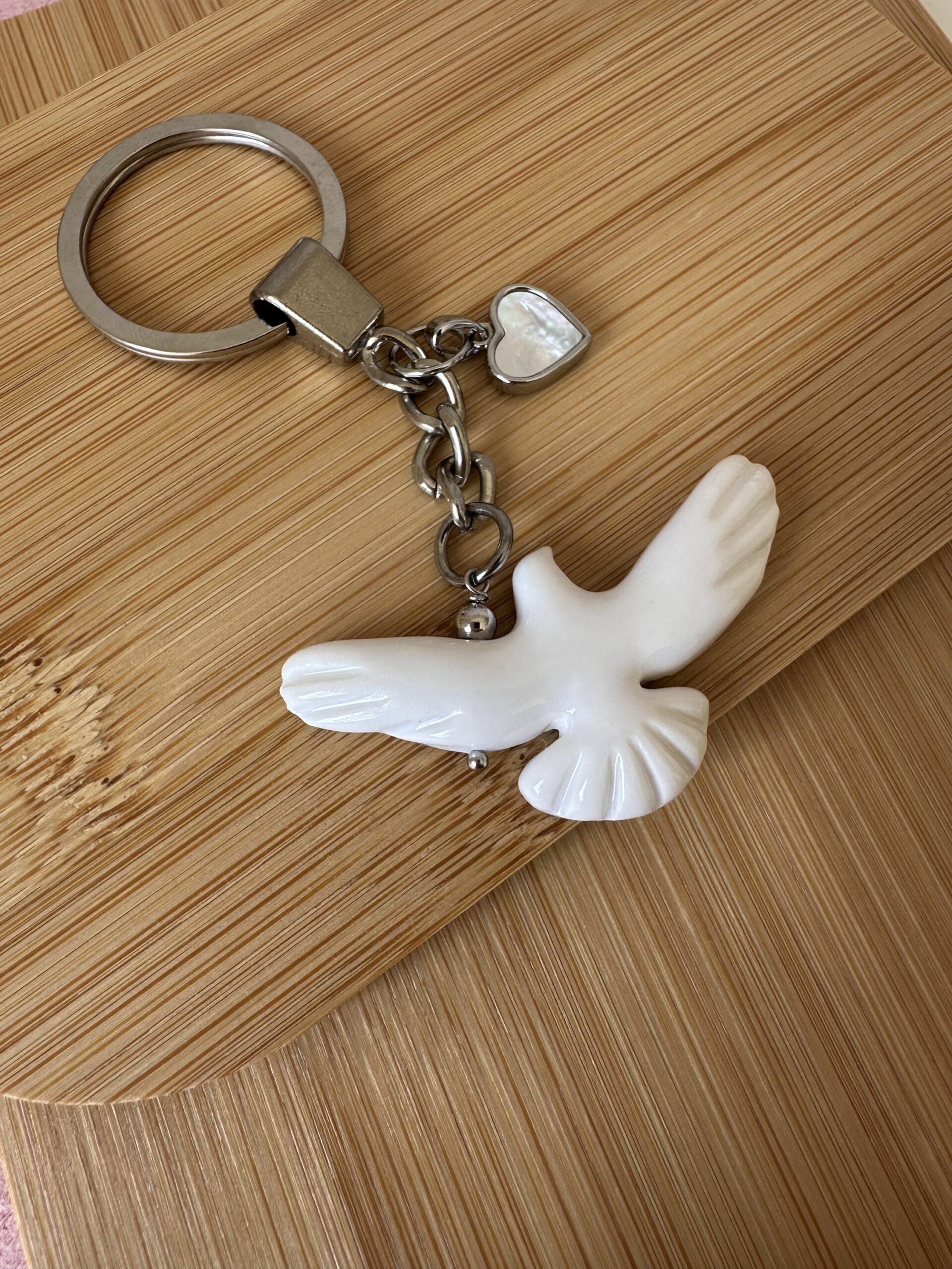 Брелок Горлиця з серцем - Зображення 4