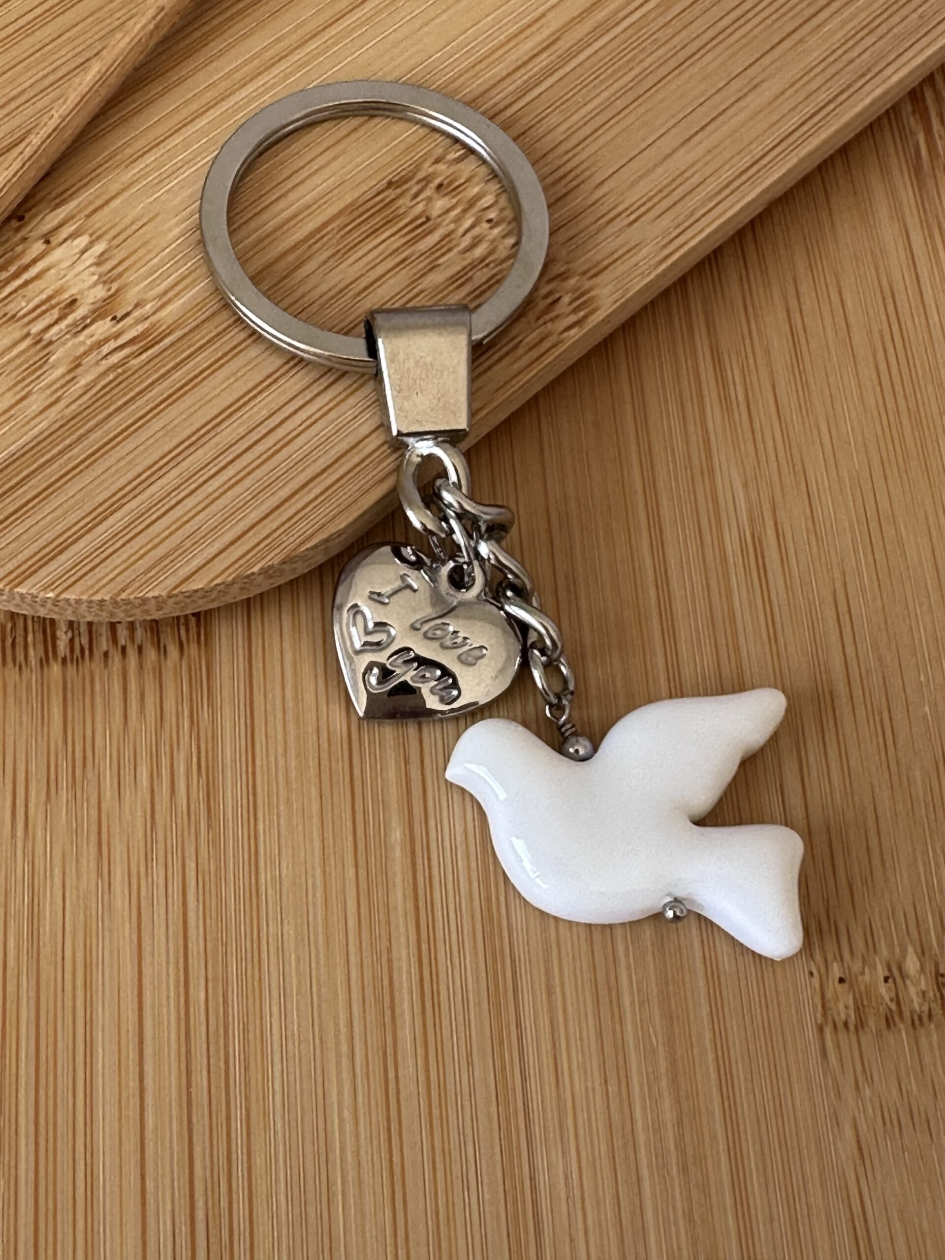 Брелок Голубка "I love you" - Зображення 6