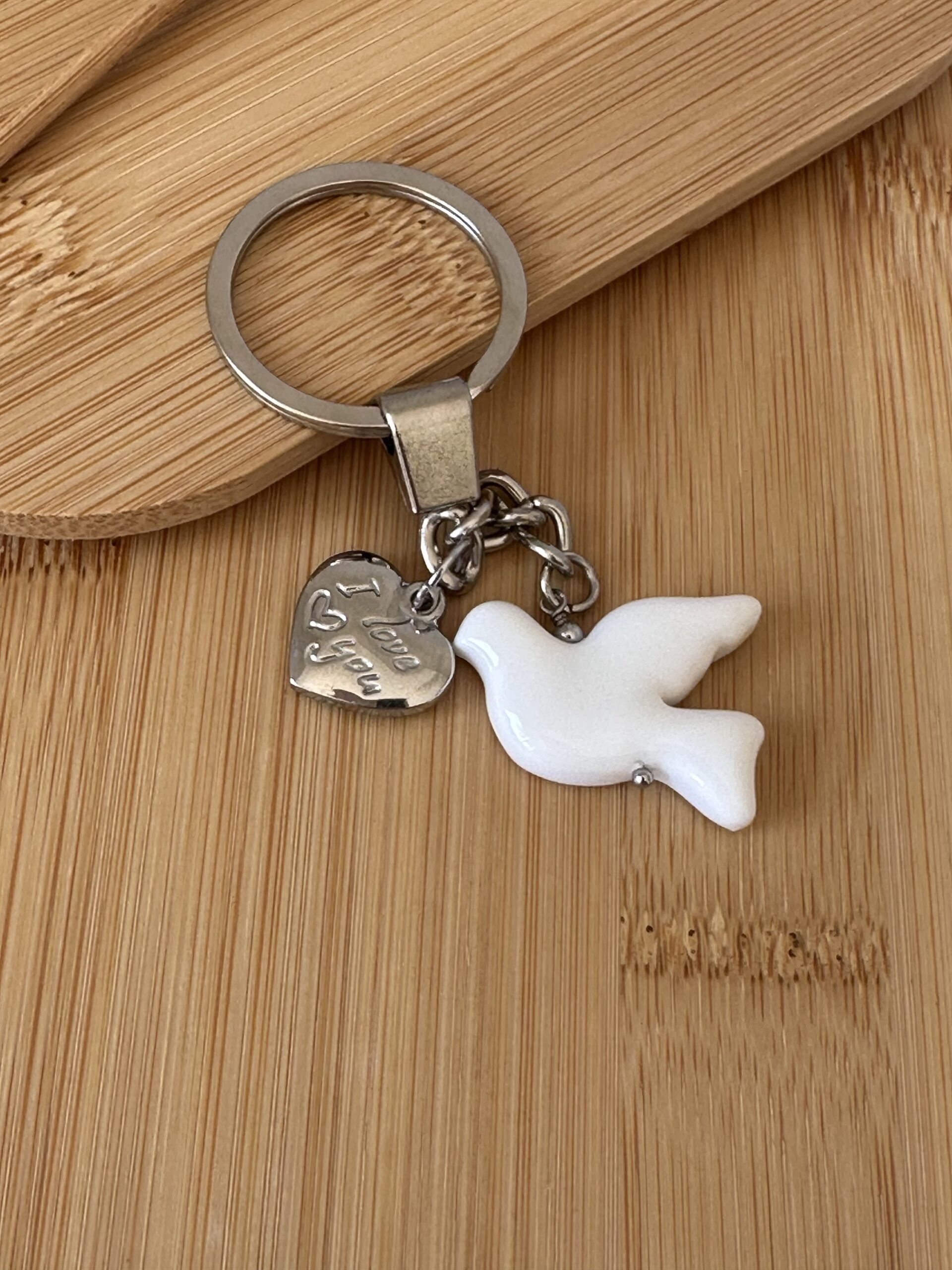 Брелок Голубка "I love you" - Зображення 5