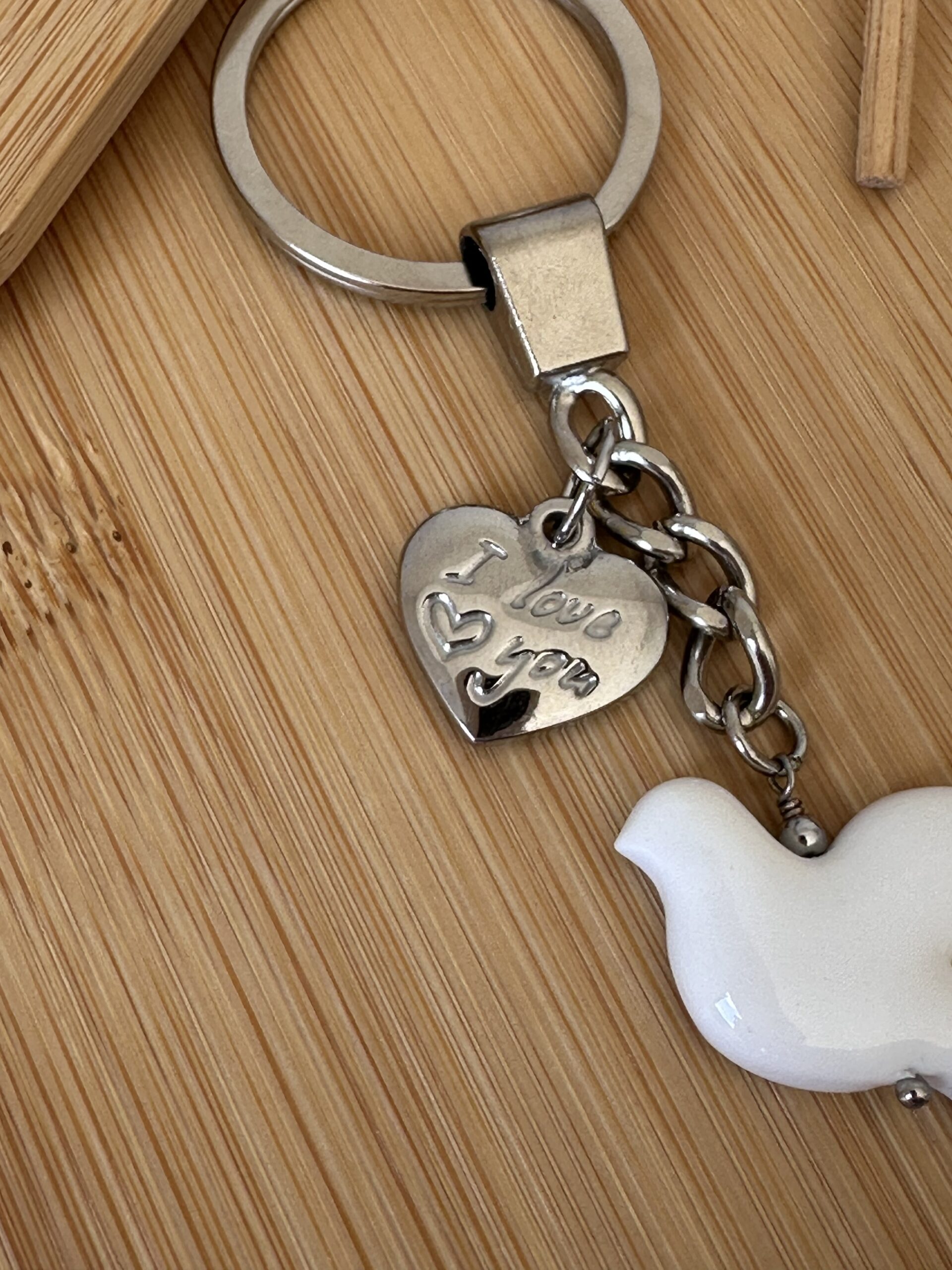 Брелок Голубка "I love you" - Зображення 4