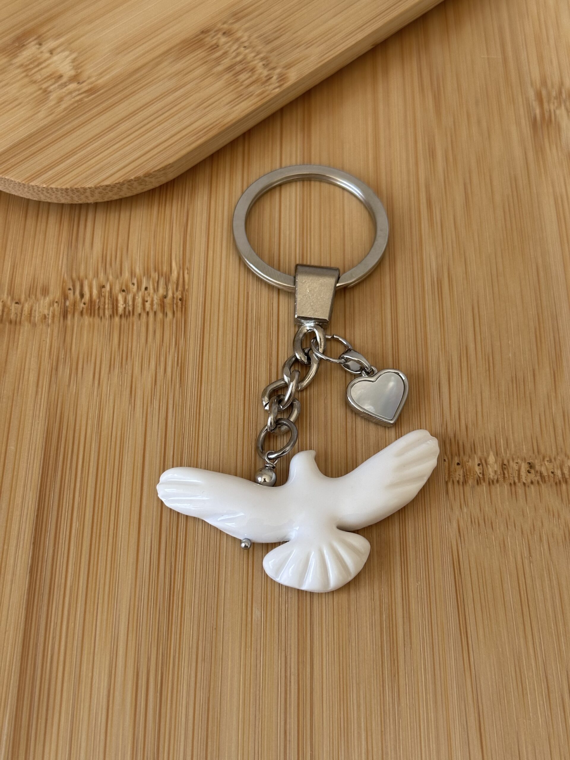 Брелок Горлиця з серцем - Зображення 2