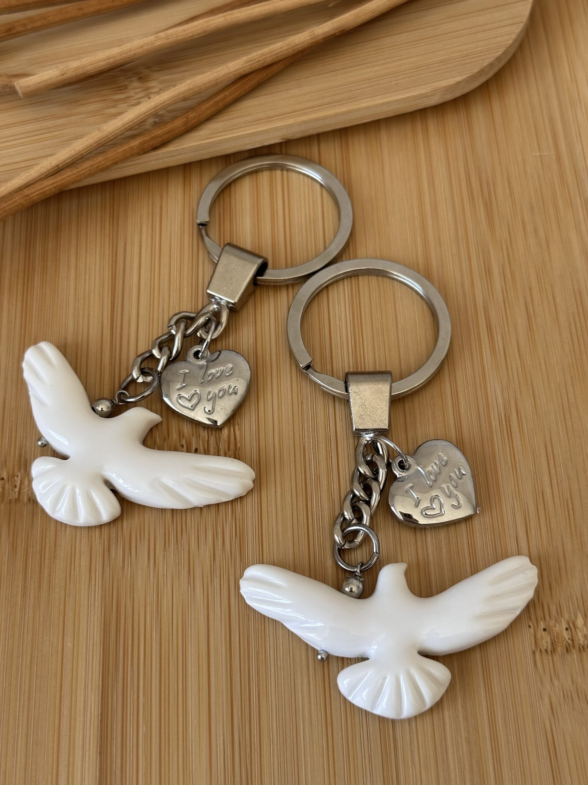 Брелок Горлиця "I love you" - Зображення 2