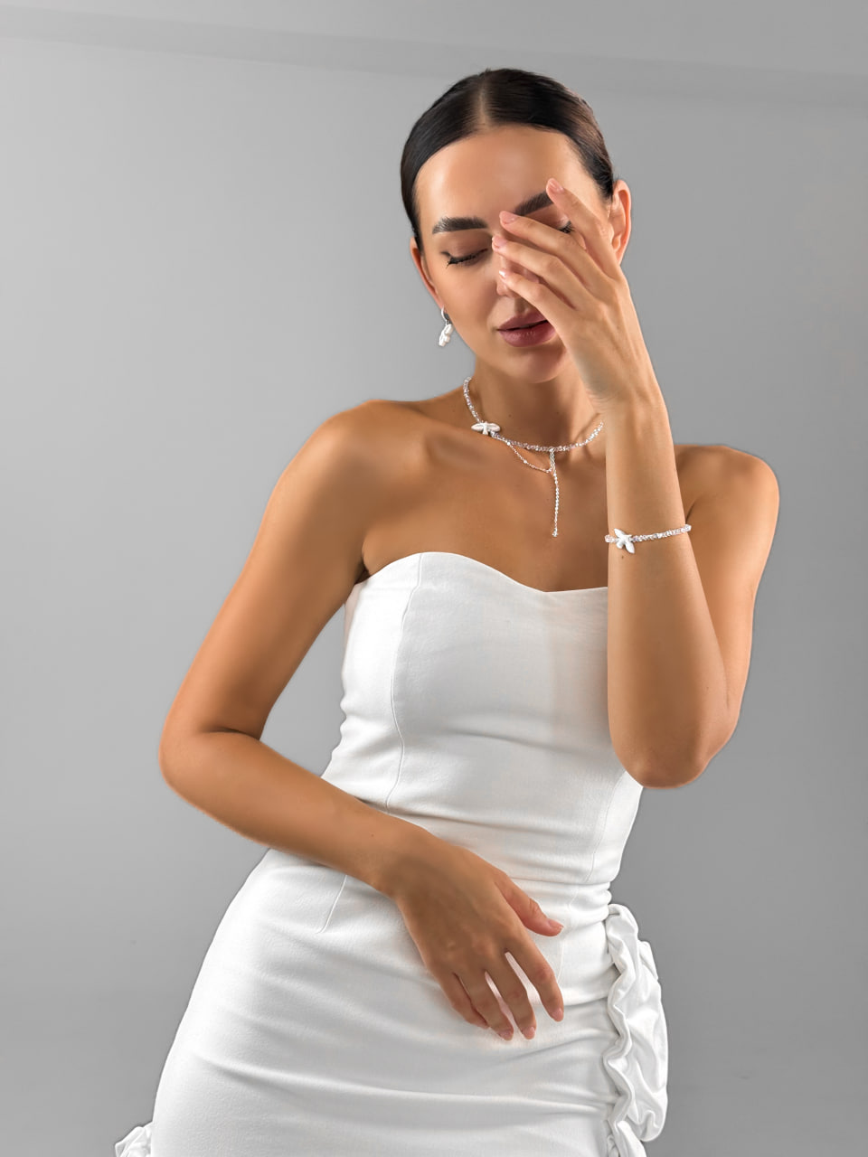 Кольє Freedom (срібний колір) - Зображення 6