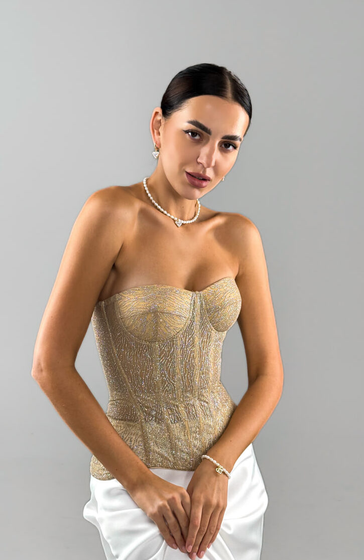 Кольє Éclaire (золотий колір) - Зображення 4