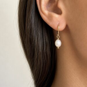 Сережки Pearl (золотий колір)
