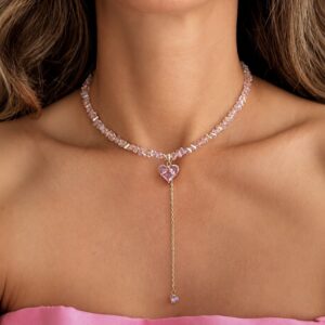 Кольє Sweet Love Pink